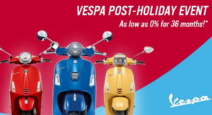 Vespa Post Holiday Event