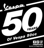 50th Anniversary of the Vespa 50cc scooter
