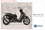 Beat the City with Piaggio - BV 350 for $108 per month